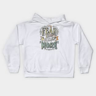 Fear Less Live More 03 Kids Hoodie